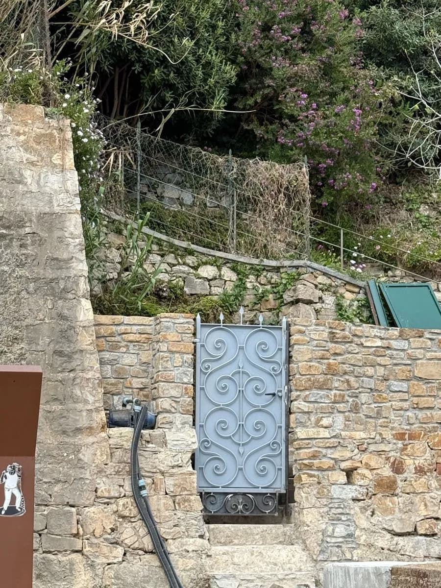 Cancello d'ingresso in Via Angiolo Silvio Novaro